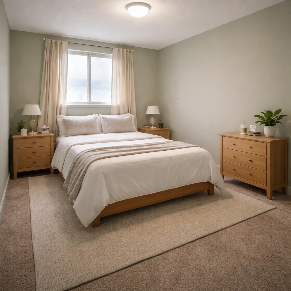 Minimalist Bedroom - After