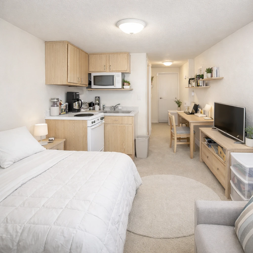 Small Studio Apartment - After