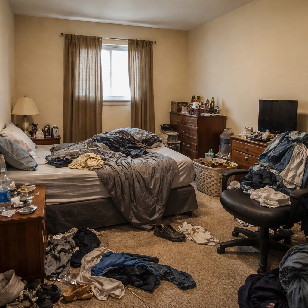 Minimalist Bedroom - Before