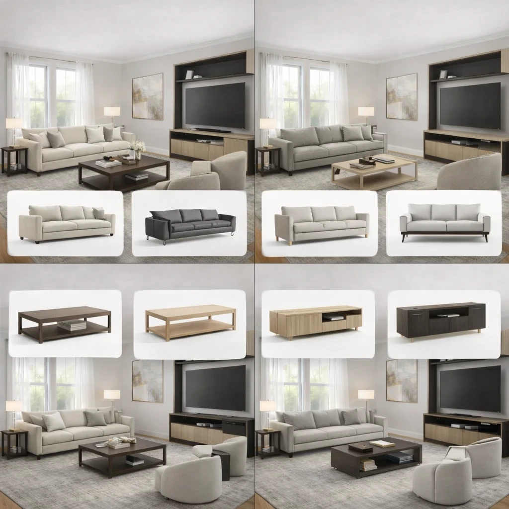 Compare sourced products across retailers