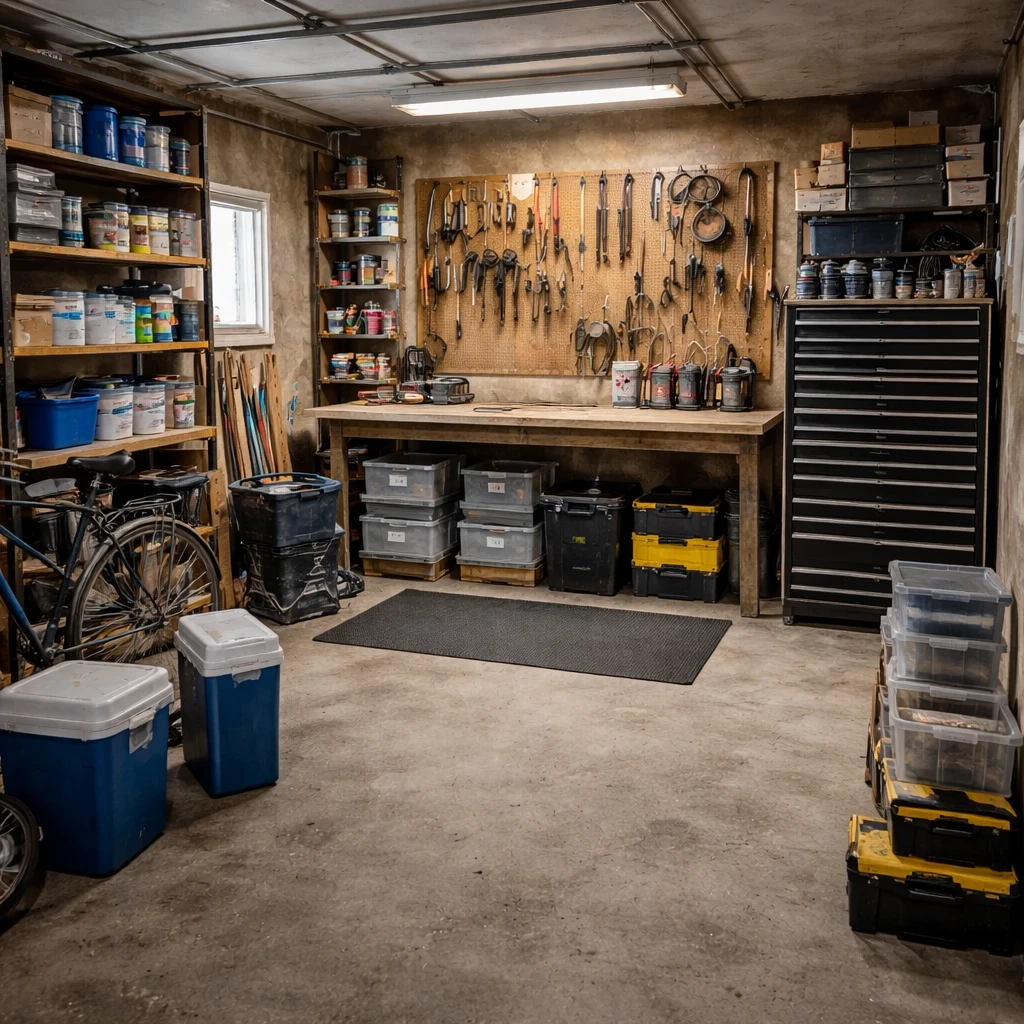 How to Design a Garage Workshop That Stays Organized after