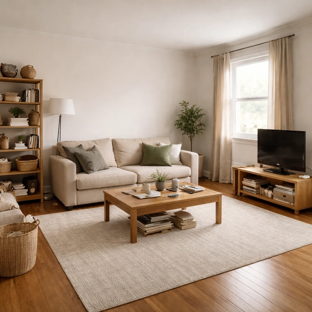 Room after AI redesign