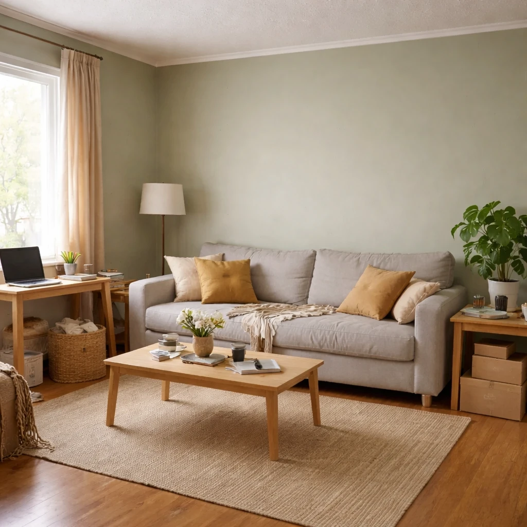 Room after AI redesign