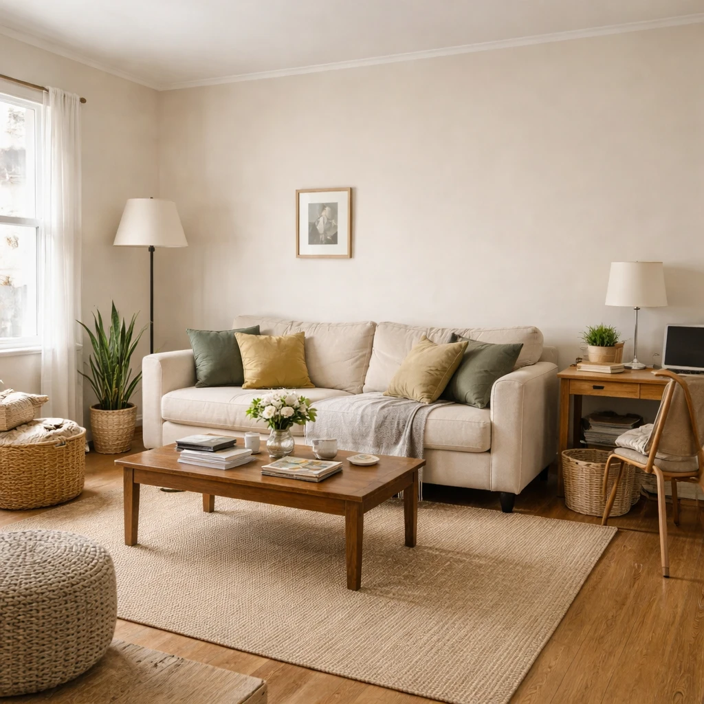 A Room Design App for Real Spaces after