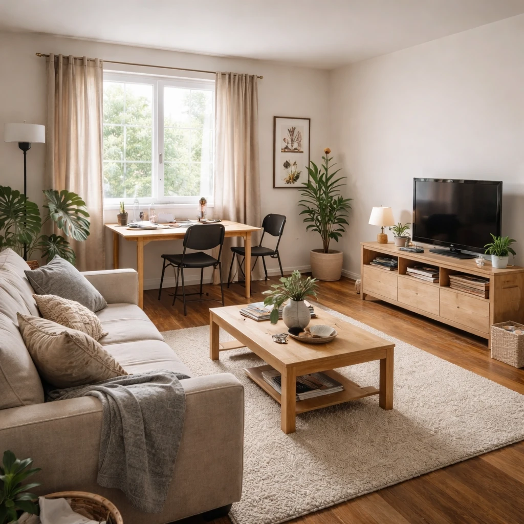 Virtual Interior Design for Real Rooms after