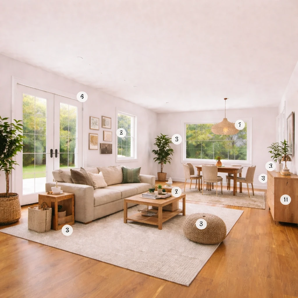 Review shoppable options and in-context swaps