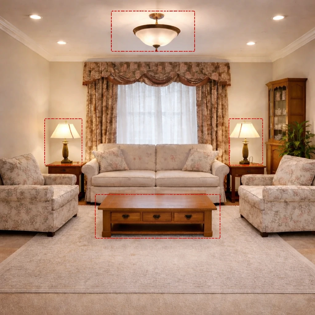 Review shoppable options and in-context swaps